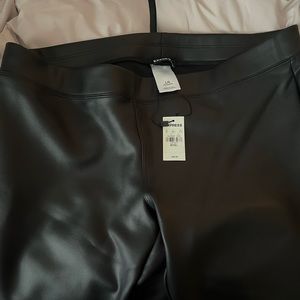 Express Leather Leggings